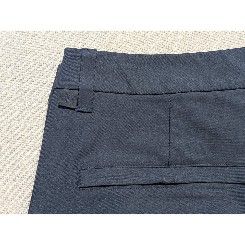Lululemon Mens Pants Navy 33x30 Woven Stretch Breathable Slim 33x30.5 Flat Front - Picture 4 of 8